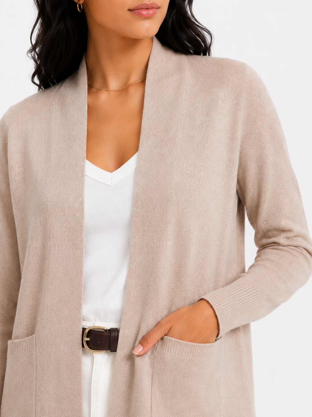 Cyrus NYC The Tailored Open Cardigan