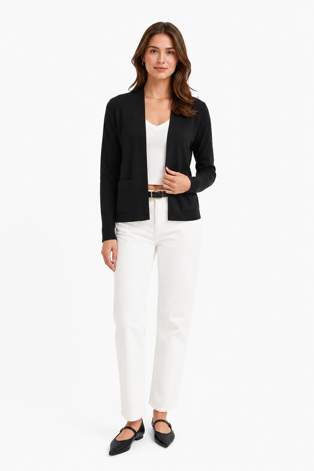 Cyrus NYC The Tailored Open Cardigan