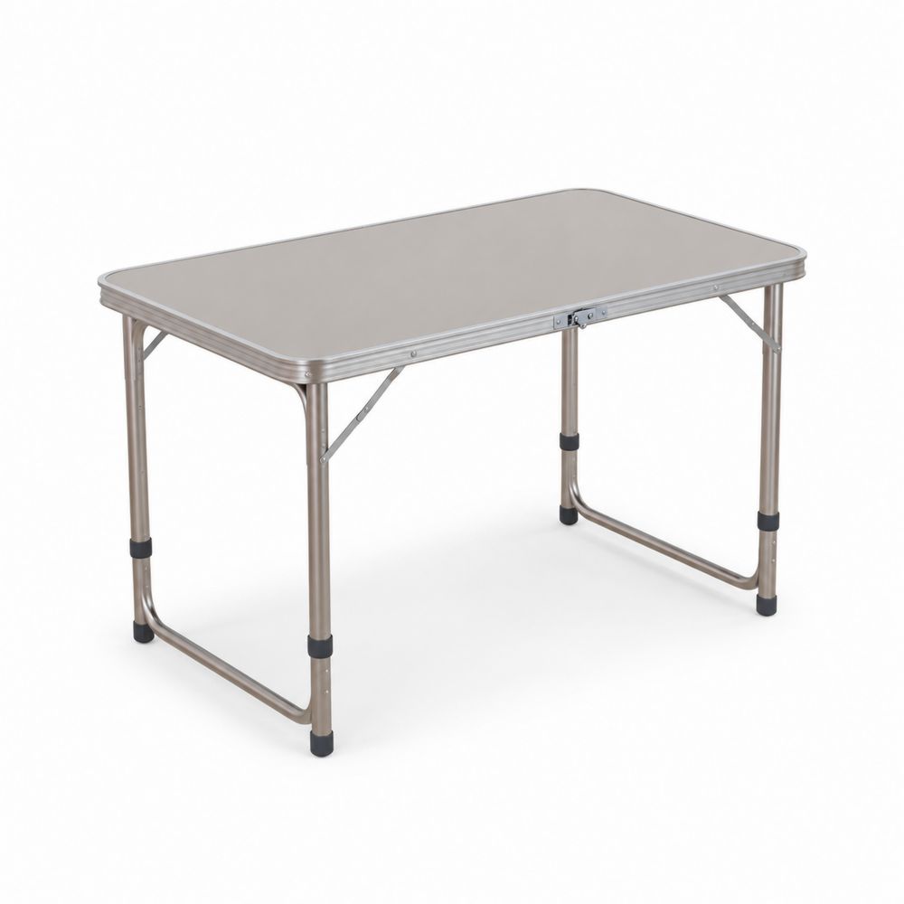 Stół składany aluminiowy 60x120 cm Srebrny