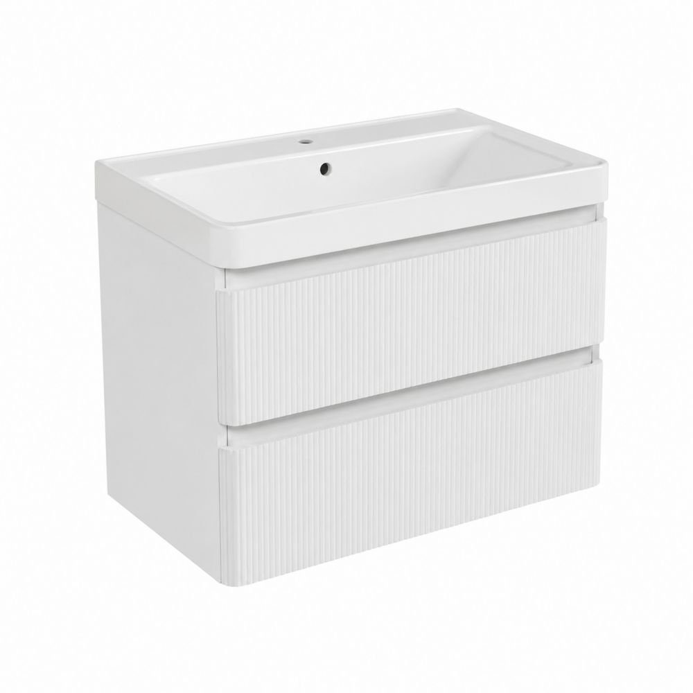 Szafka wisząca do umywalki MDF 60x40x50 cm Biały-Velixorn
