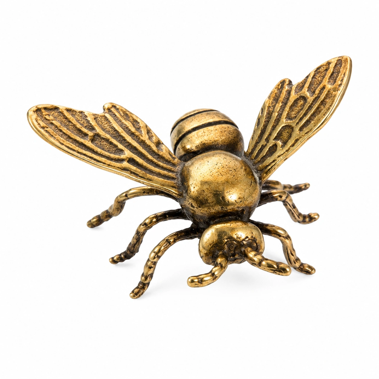Figura decorativa de abeja dorada-CasmoraLiving