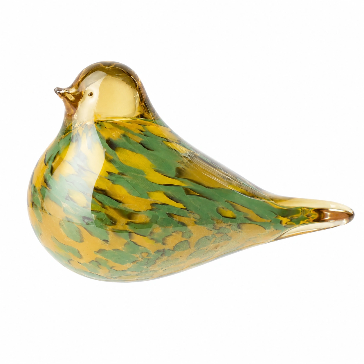 Figura decorativa de pajaro de cristal-CasmoraLiving