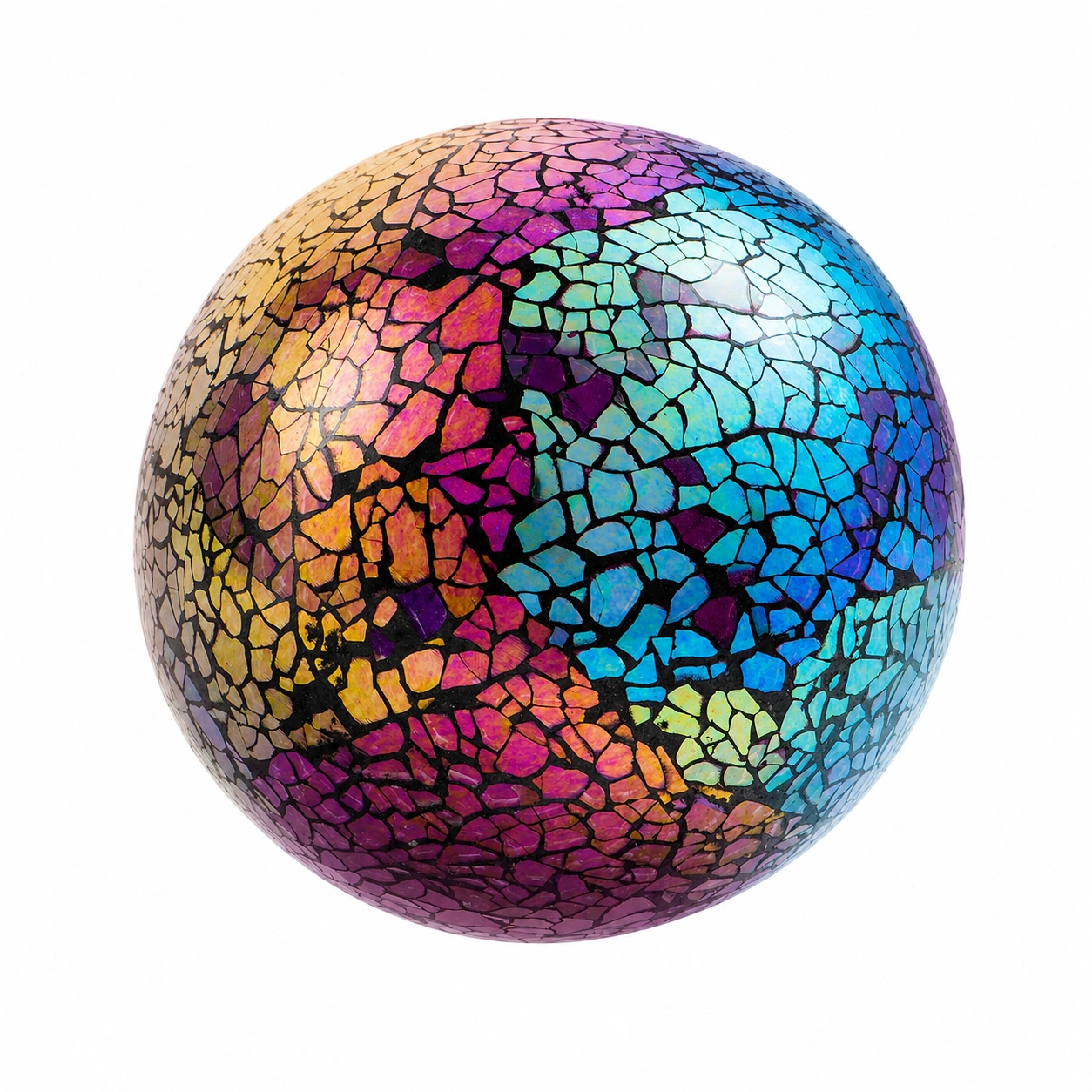 Esfera Decorativa Efecto Mosaico Multicolor-CasmoraLiving