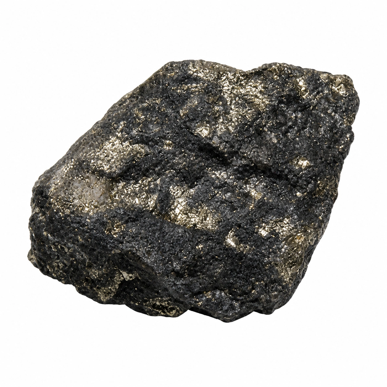 Mineral decorativo pirita en bruto-CasmoraLiving