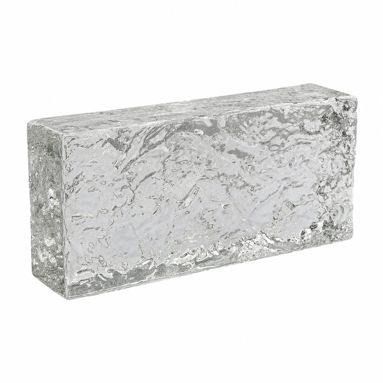 Bloque decorativo de cristal transparente-Woodentia