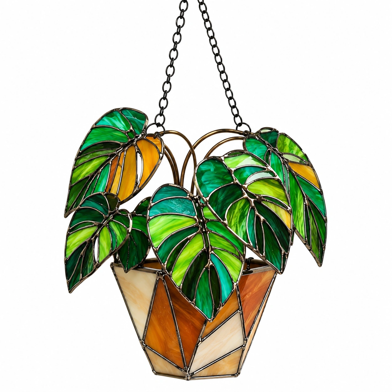 Maceta Colgante de Vidrio Decorativa-Lushnesty