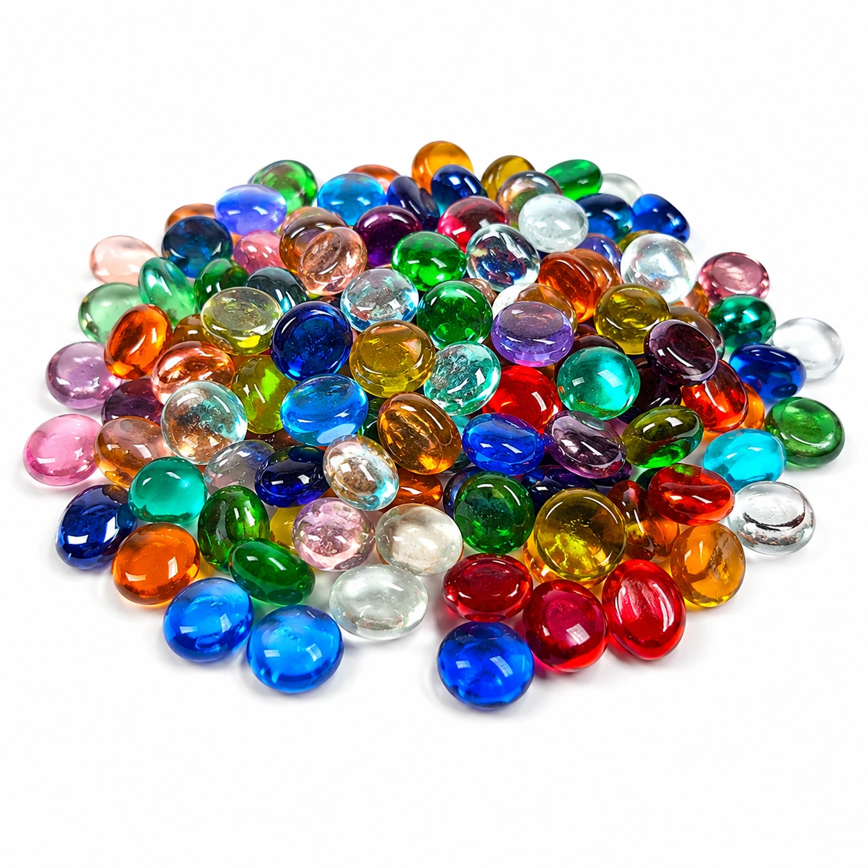Piedras Decorativas de Vidrio Coloridas-Lushnesty