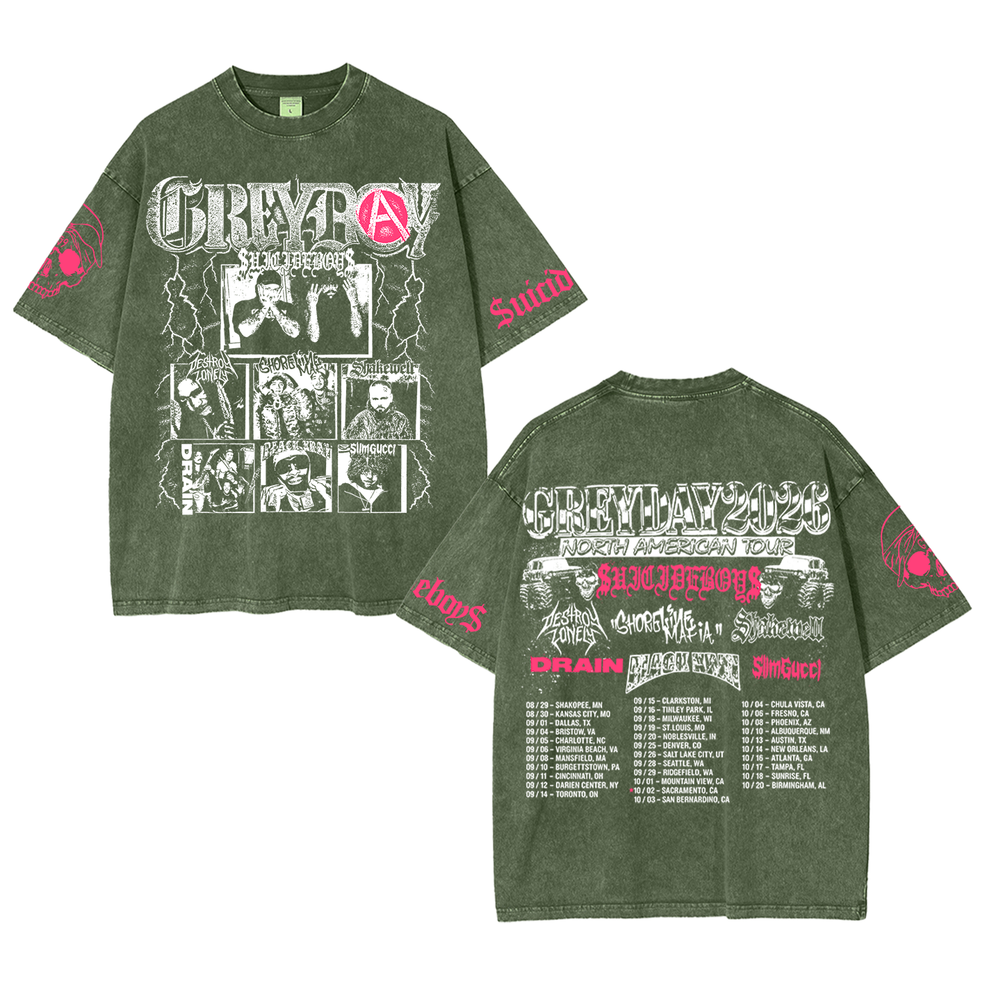 Oversized T-shirt/Crewneck/Hoodie