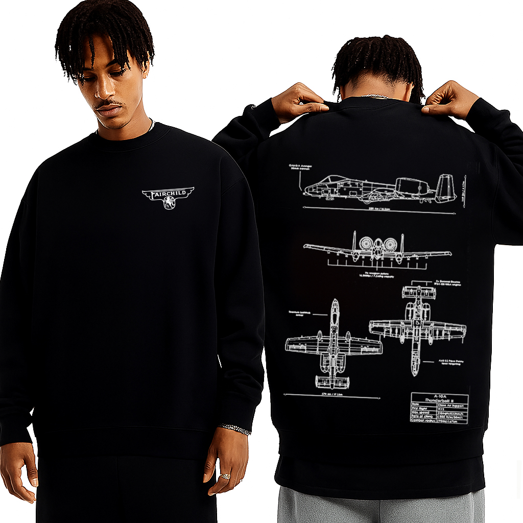 Fairchild-Republic A-10 Thunderbolt II Washed T-shirt/Crewneck/Hoodie