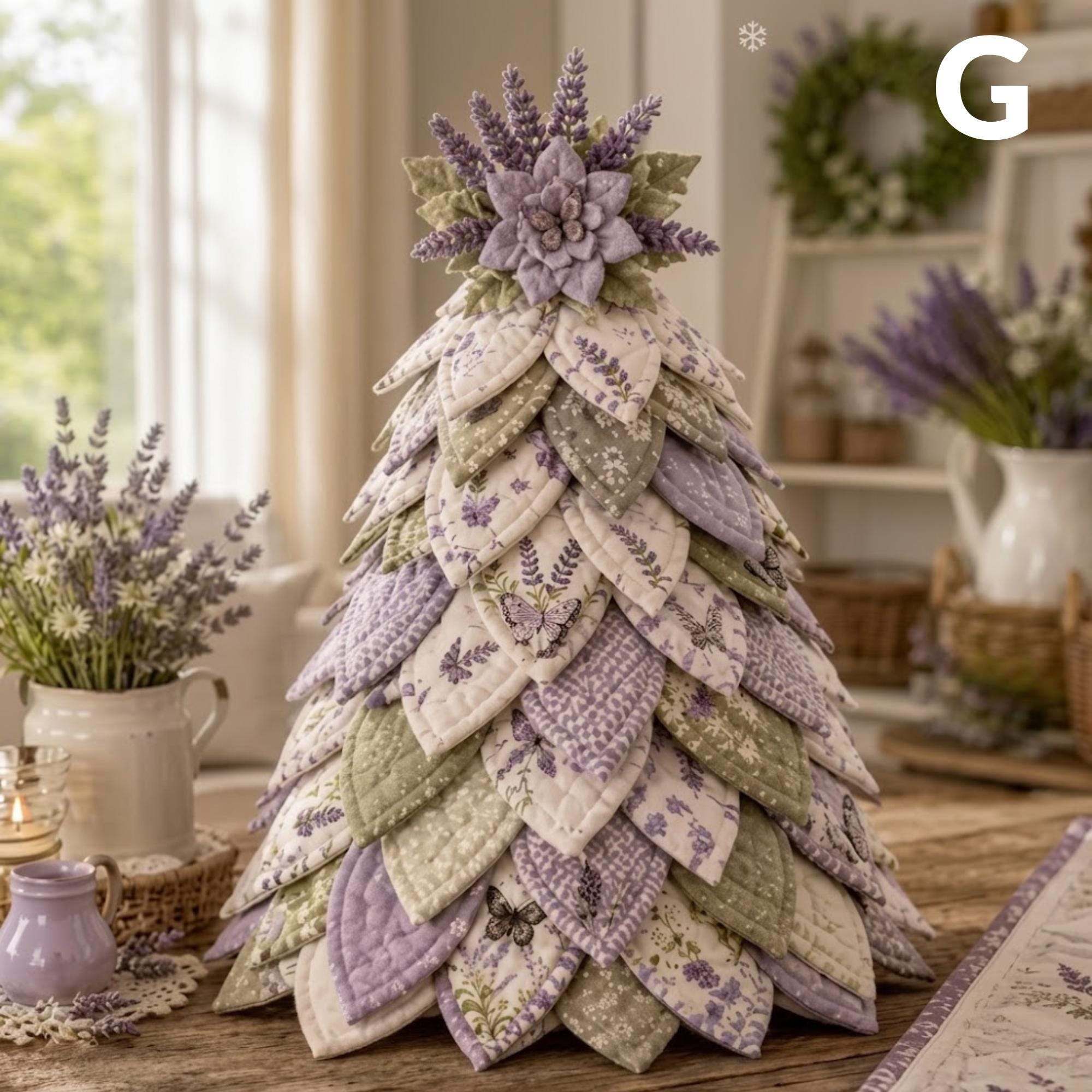 Handcrafted Gingerbread Christmas Tree – Cozy Holiday Tabletop Decor