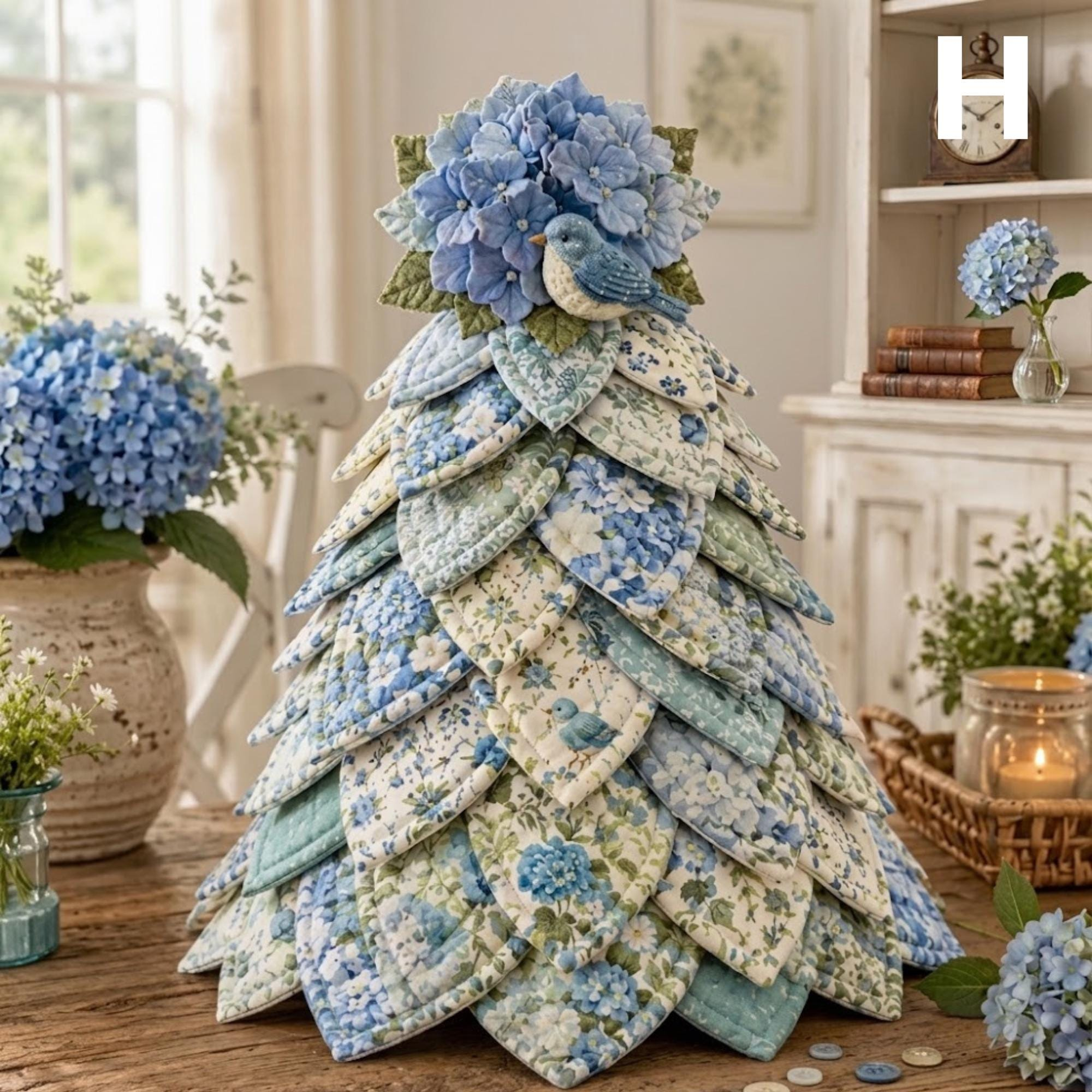 Handcrafted Gingerbread Christmas Tree – Cozy Holiday Tabletop Decor