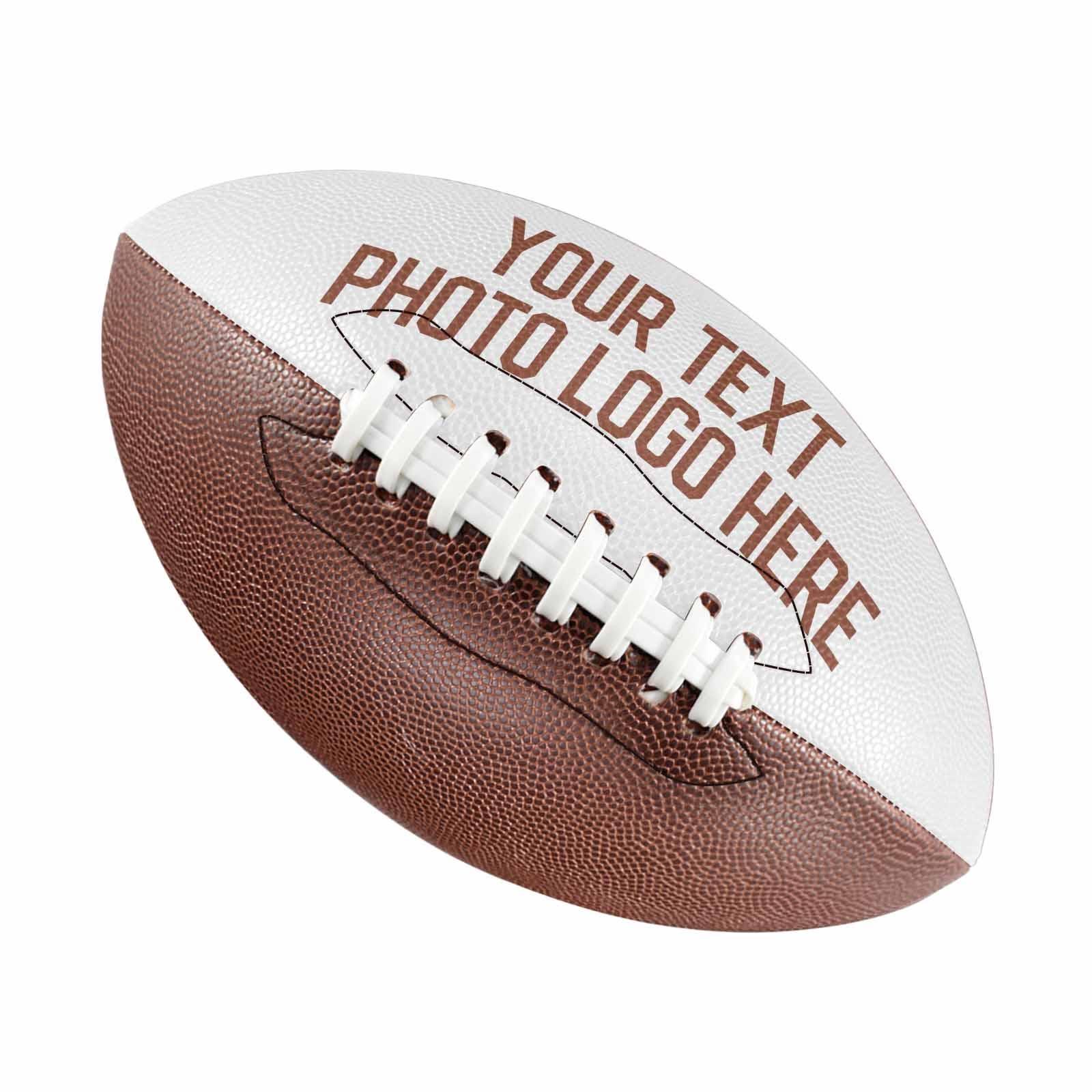 Personalized Custom Photo & Text Football – Customizable Keepsake Gift for Football Players & Fans