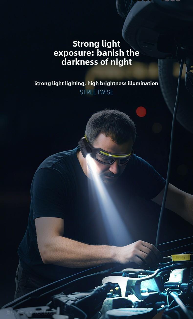 Hands-Free LED Light Safety Glasses &ndash; Bright Headlamp for Car Repair, DIY, Cycling & Night Fishing