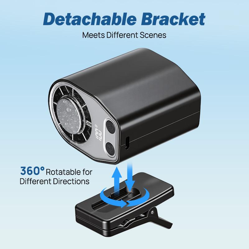 【Summer Survivals】Joytutus Car Fan 2026 Portable Car LCD Clip Personal Clip-On Fan - 360° Rotatable, 100-Speed Wind, 12V USB Rechargeable 1800mAh/3000mAh Battery-Powered Portable Fan, Low Noise, Clamp-Anywhere, Summerwins Car Accessories High Velocity Fan 【Summer Survivals】Joytutus Car Fan 2026 Portable Car LCD Clip Personal Clip-On Fan - 360° Rotatable, 100-Speed Wind, 12V USB Rechargeable 1800mAh/3000mAh Battery-Powered Portable Fan, Low Noise, Clamp-Anywhere, Summerwins Car Accessories High Velocity Fan