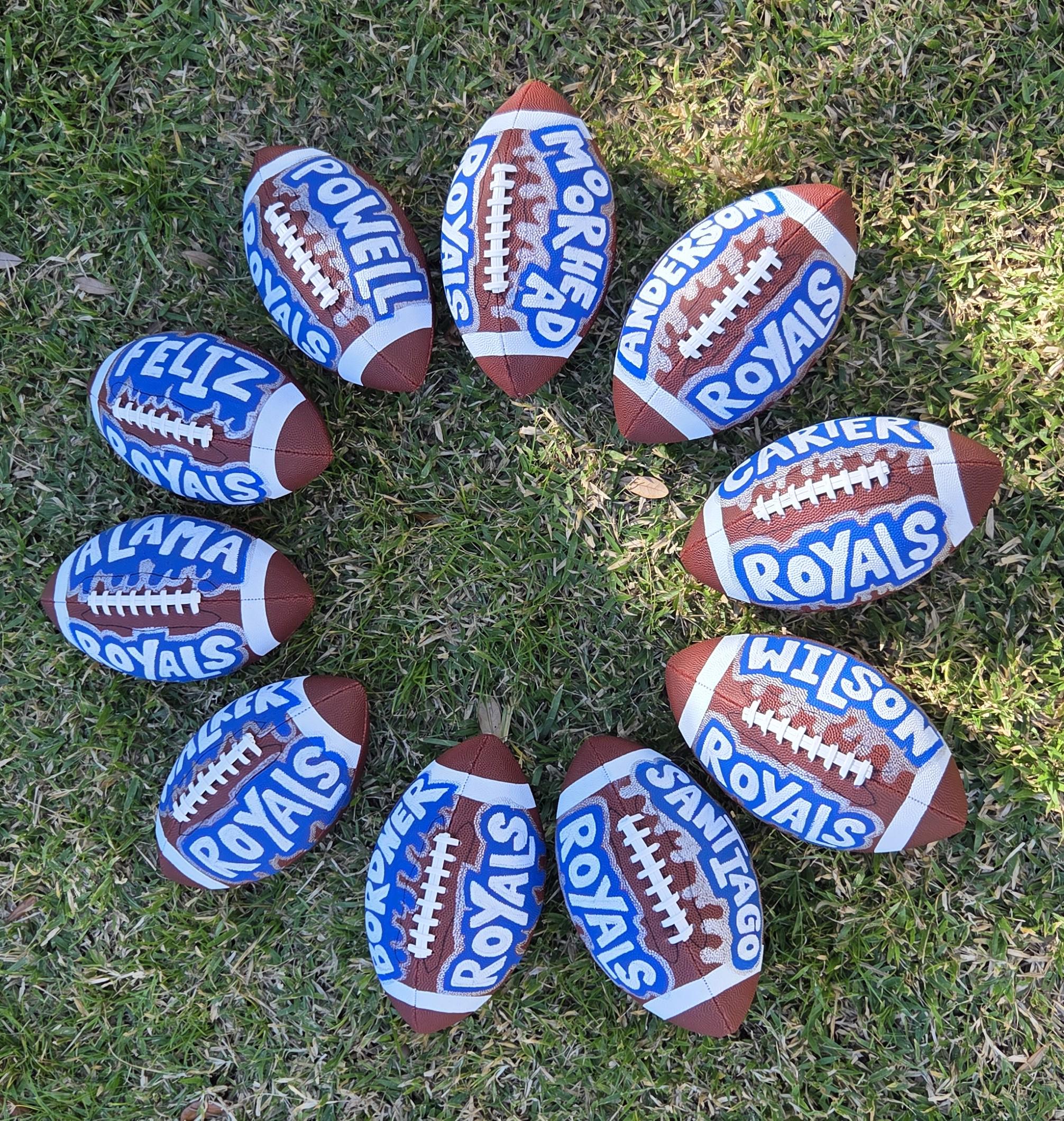 Personalized Custom Football – Custom Name & Number Football Gift for Players, Teams & Fans