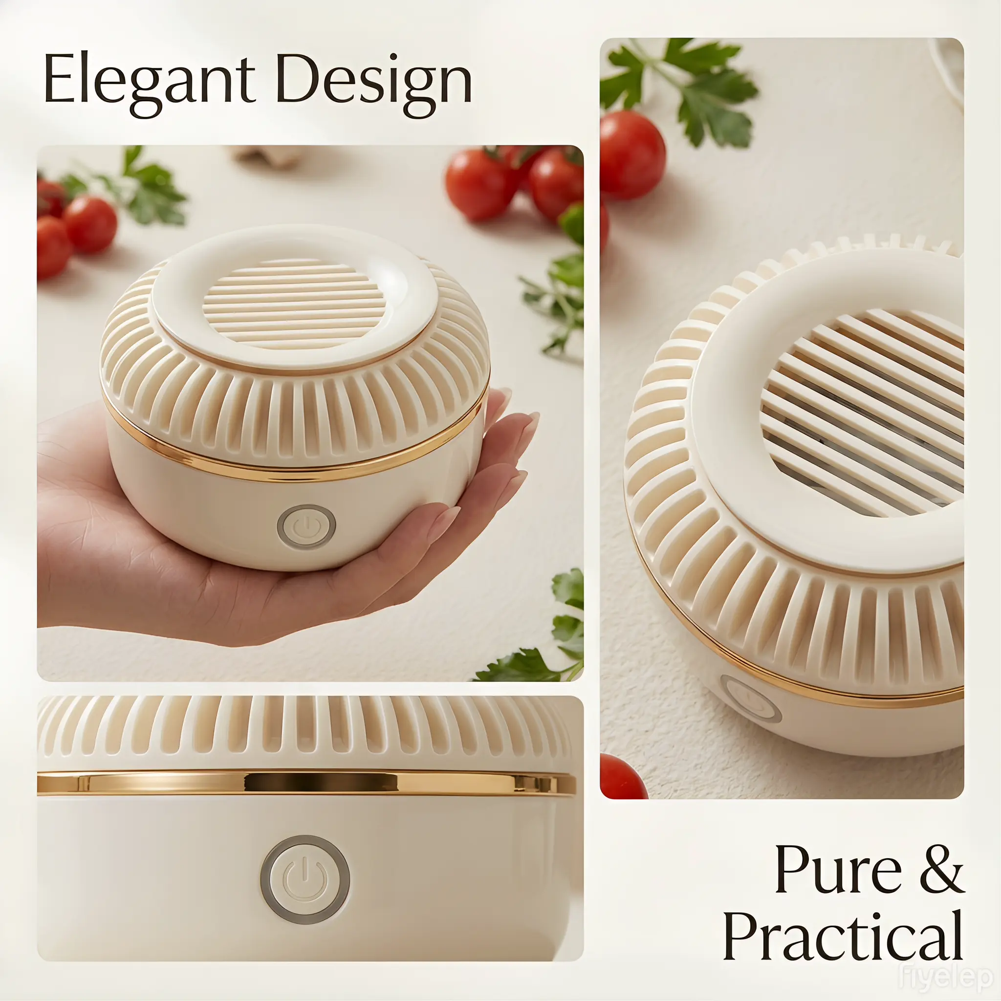 Portable Fruit and Vegetable Cleaner, Household Produce Washing Machine with One-Button Operation, Sterilization and Pesticide Removal, Food Purifier for Vegetables and Fruits, Kitchen Fruit Washer for Home Use and Outdoor Picnic