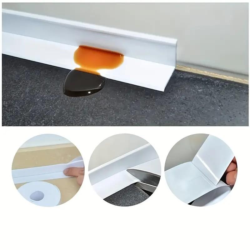 HOTYPXQ Self-Adhesive White Caulk Tape - 1/3 Roll PE Invisible Sealant Strip with Strong Adhesion, Waterproof, Easy-to-Apply for Bathroom Accessories, Kitchen Edge Protection, Adhesive Strips Waterproofers, Seal Strip Waterproofers,home essentials HOTYPXQ Self-Adhesive White Caulk Tape - 1/3 Roll PE Invisible Sealant Strip with Strong Adhesion, Waterproof, Easy-to-Apply for Bathroom Accessories, Kitchen Edge Protection, Adhesive Strips Waterproofers, Seal Strip Waterproofers,home essentials