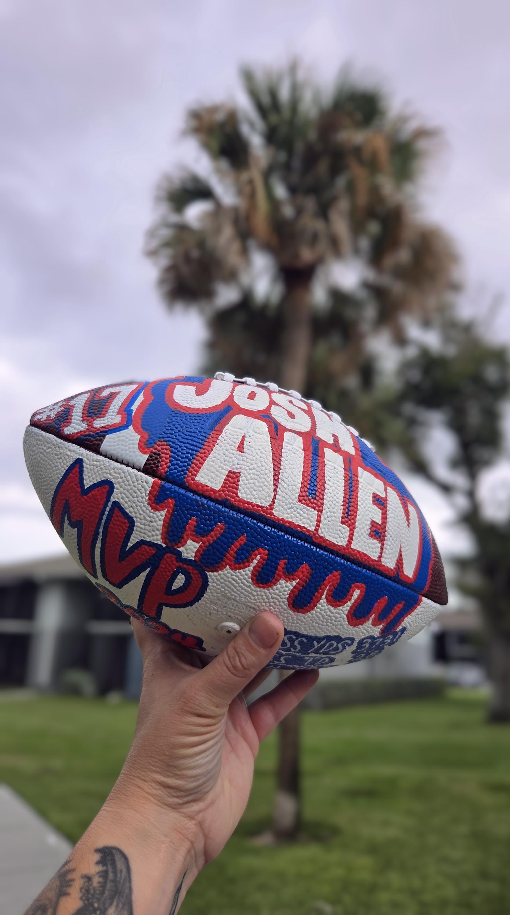Personalized Custom Football – Custom Name & Number Football Gift for Players, Teams & Fans