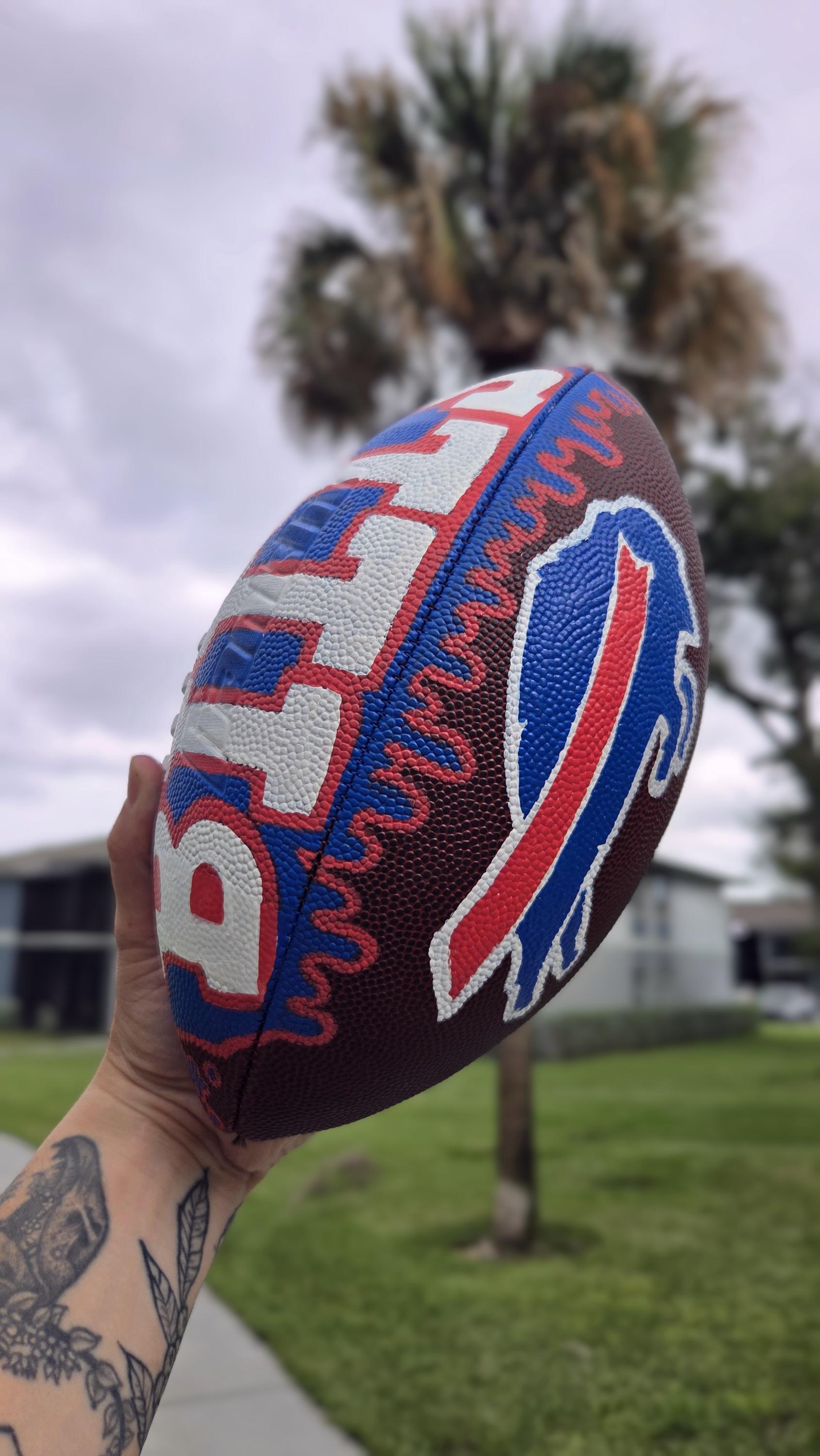 Personalized Custom Football – Custom Name & Number Football Gift for Players, Teams & Fans