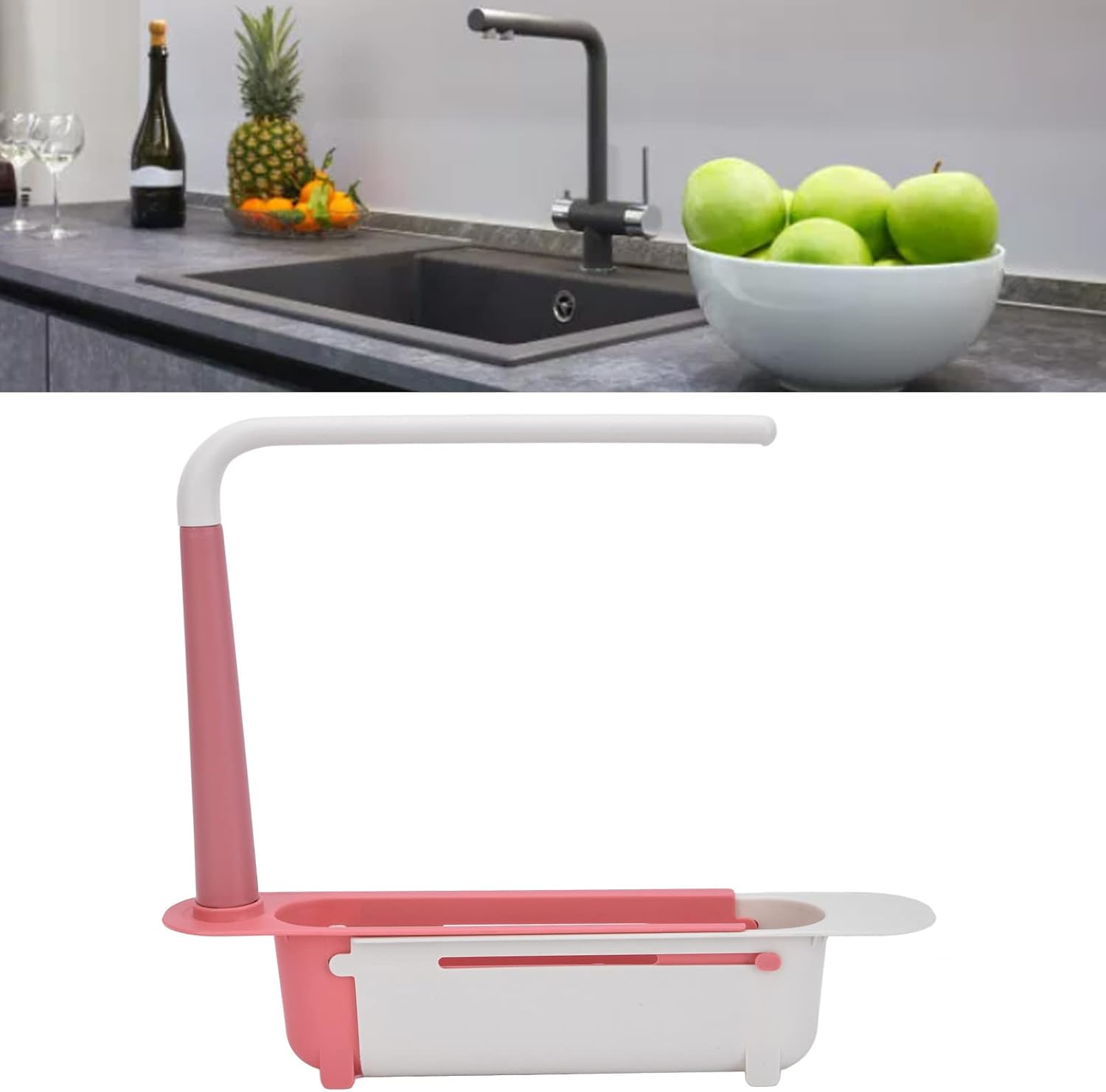 Adjustable Sink Rack Holder