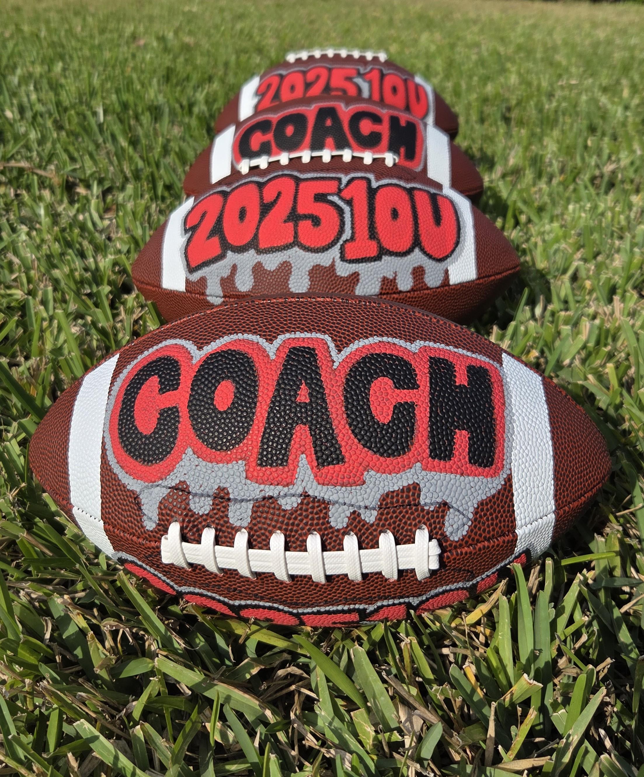 Personalized Custom Football – Custom Name & Number Football Gift for Players, Teams & Fans