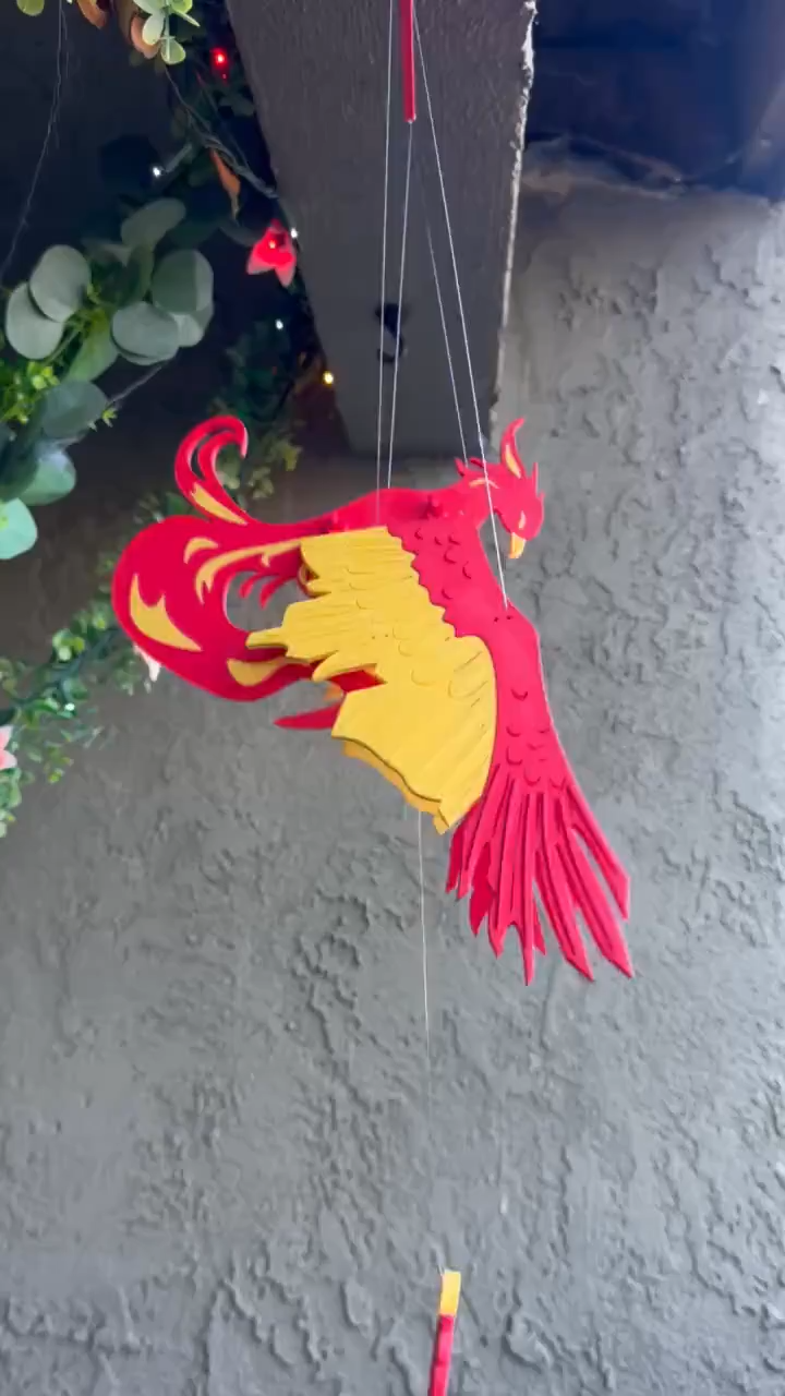 Flying Phoenix – Floating Hanging Mobile