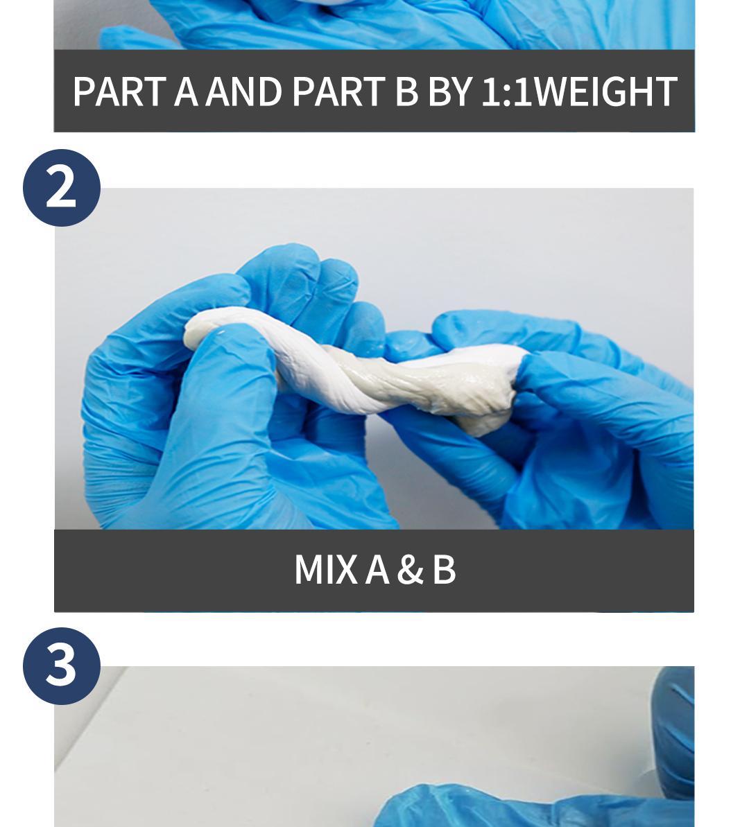 SOPAMI Steel Reinforced Epoxy Putty, Easy Operation, High Strength & Strong Adhesion, Excellent Restoration, Waterproof Heat Resistant Drillable, Permanent Repair Putty for Metal Wood Ceramic Concrete Plastic PVC Pipe Leaks Cracks Holes & Broken Parts fat