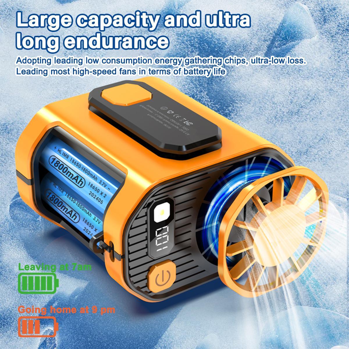 Portable Waist Clip Fan, Cool Clip Fan Under Shirt, Personal Belt Fan Clip On Waist Portable Cooling Fan, with LED Light, USB Rechargeable Portable Waist Fan for Outdoor Play and Work summerwins Portable Waist Clip Fan, Cool Clip Fan Under Shirt, Personal Belt Fan Clip On Waist Portable Cooling Fan, with LED Light, USB Rechargeable Portable Waist Fan for Outdoor Play and Work summerwins