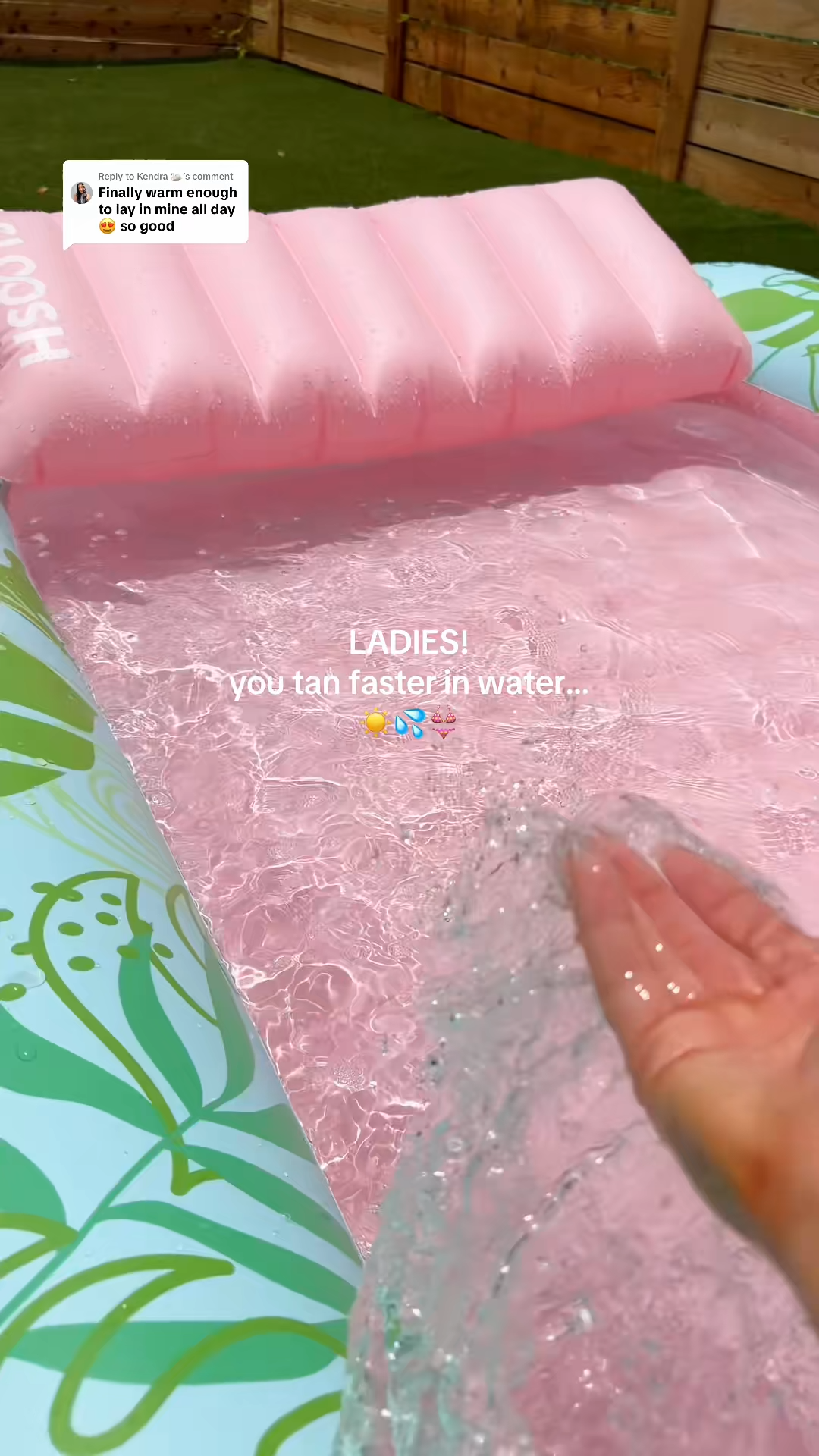 Sloosh-L/XL Inflatable Tanning Pool Lounge Float With Cup Holder
