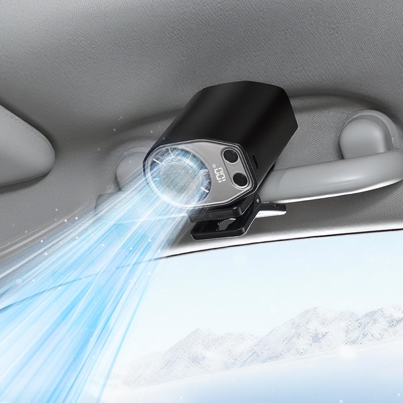 【Summer Survivals】Joytutus Car Fan 2026 Portable Car LCD Clip Personal Clip-On Fan - 360° Rotatable, 100-Speed Wind, 12V USB Rechargeable 1800mAh/3000mAh Battery-Powered Portable Fan, Low Noise, Clamp-Anywhere, Summerwins Car Accessories High Velocity Fan 【Summer Survivals】Joytutus Car Fan 2026 Portable Car LCD Clip Personal Clip-On Fan - 360° Rotatable, 100-Speed Wind, 12V USB Rechargeable 1800mAh/3000mAh Battery-Powered Portable Fan, Low Noise, Clamp-Anywhere, Summerwins Car Accessories High Velocity Fan