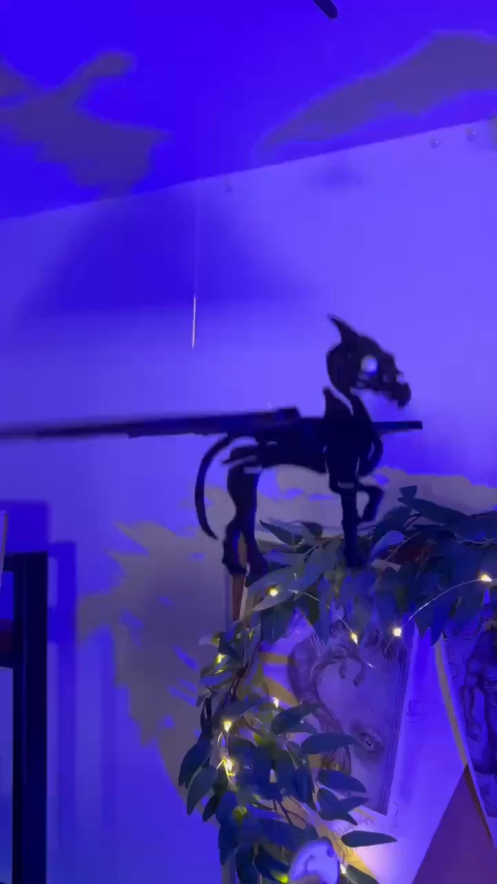Dark Winged Fantasy Creature – Floating Hanging Mobile