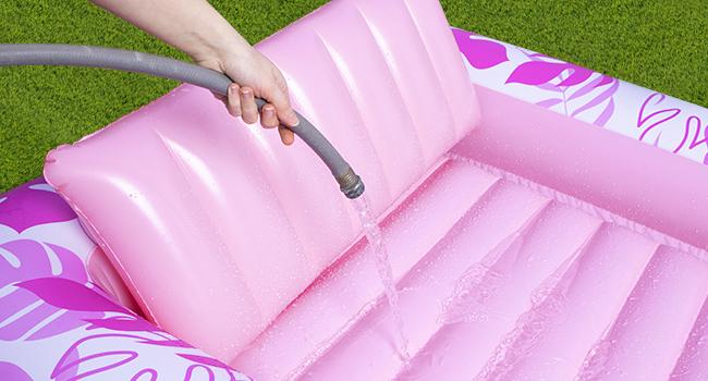 Sloosh-L/XL Inflatable Tanning Pool Lounge Float With Cup Holder, 70"X46"/85″ x 57″ More Large Sun Tan Tub Adult Pool Floats Raft Summervibes Sloosh-L/XL Inflatable Tanning Pool Lounge Float With Cup Holder, 70"X46"/85″ x 57″ More Large Sun Tan Tub Adult Pool Floats Raft Summervibes