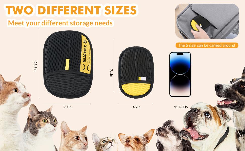 Pet Hair Remover Glove, Electrostatic Removal Gloves for Pet Hair, Pet Hair Remover Gloves for Dog & Cat, Reusable Pet Hair Remover Glove for Carpet, Couch, Clothing, Furniture Static Cling Cat Hair Remover Gloves Shedding Grooming Kit Deshedding Tool Pet Hair Remover Glove, Electrostatic Removal Gloves for Pet Hair, Pet Hair Remover Gloves for Dog & Cat, Reusable Pet Hair Remover Glove for Carpet, Couch, Clothing, Furniture Static Cling Cat Hair Remover Gloves Shedding Grooming Kit Deshedding Tool