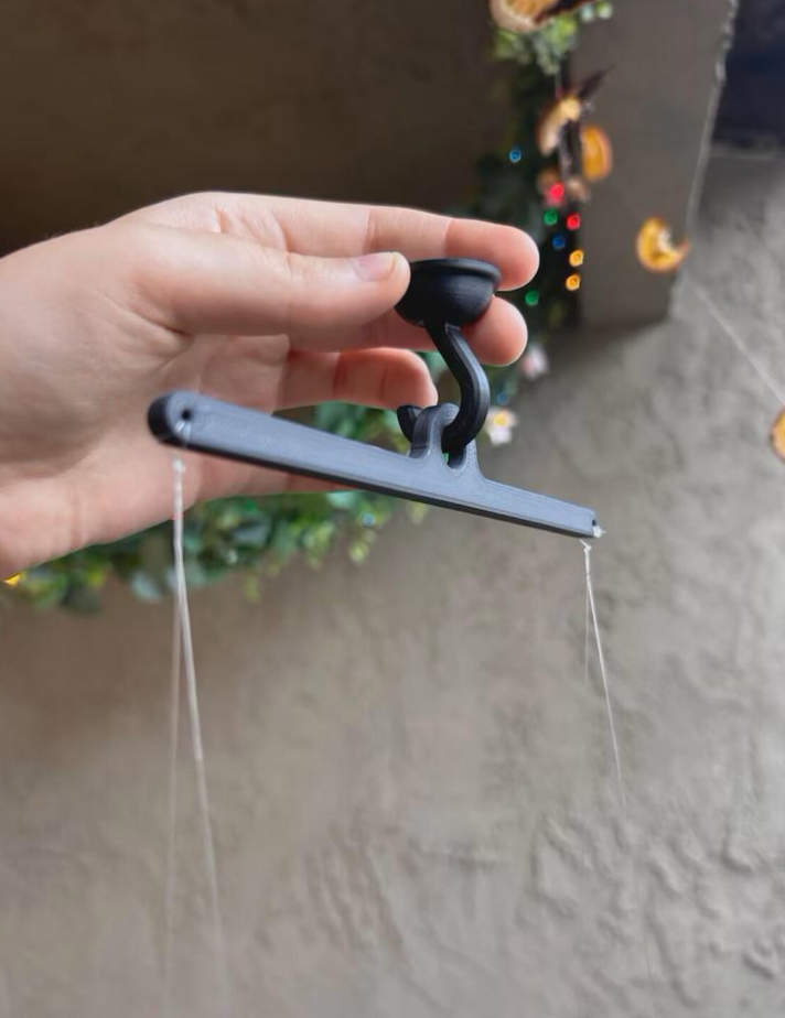 Flying Black Cat – Floating Hanging Mobile