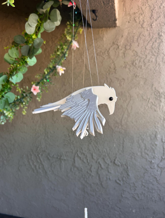 White Raven – Flying Decoration