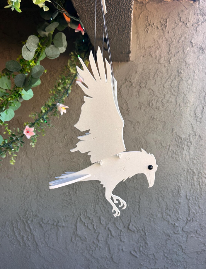 White Raven – Flying Decoration