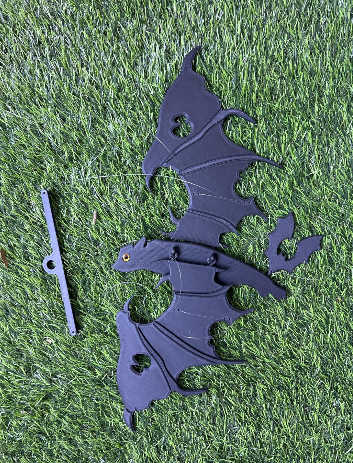 Flying Black Bat — Hanging Magical Mobile