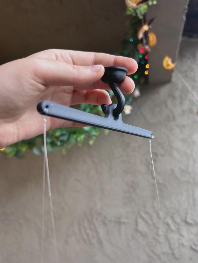 Flying Black Bat — Hanging Magical Mobile