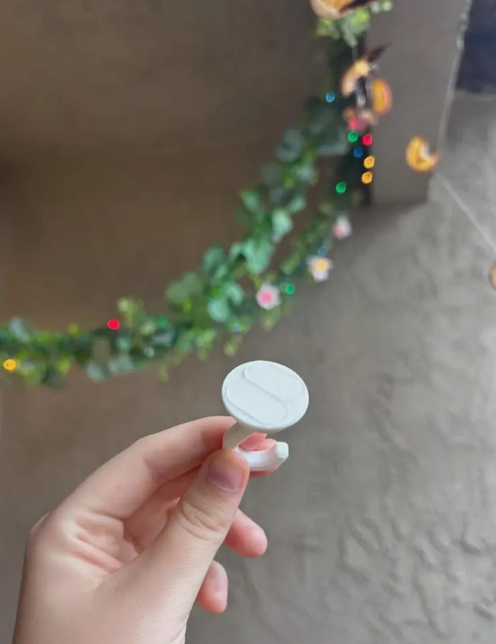 Flying White Bat — Hanging Magical Mobile