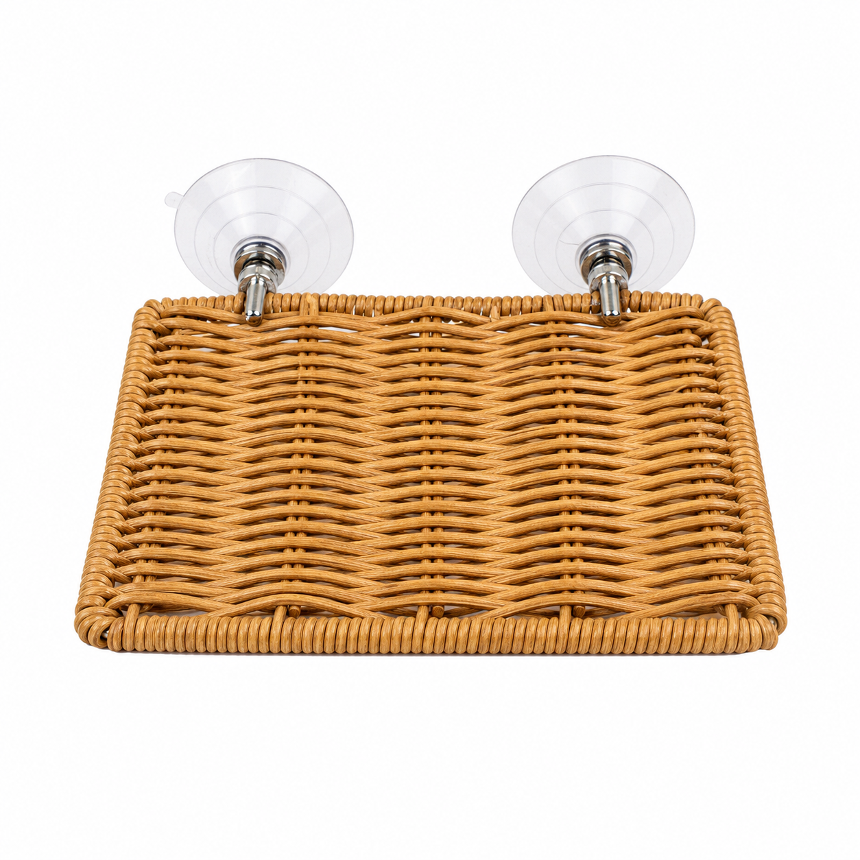 Woven Suction-Cup Rest Platform for Gecko Enclosures - Brown SKU white image