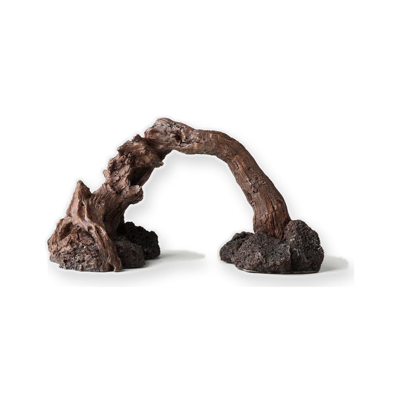 Mid-Size Faux Root Arch for Small Reptile Habitats product-only white background image