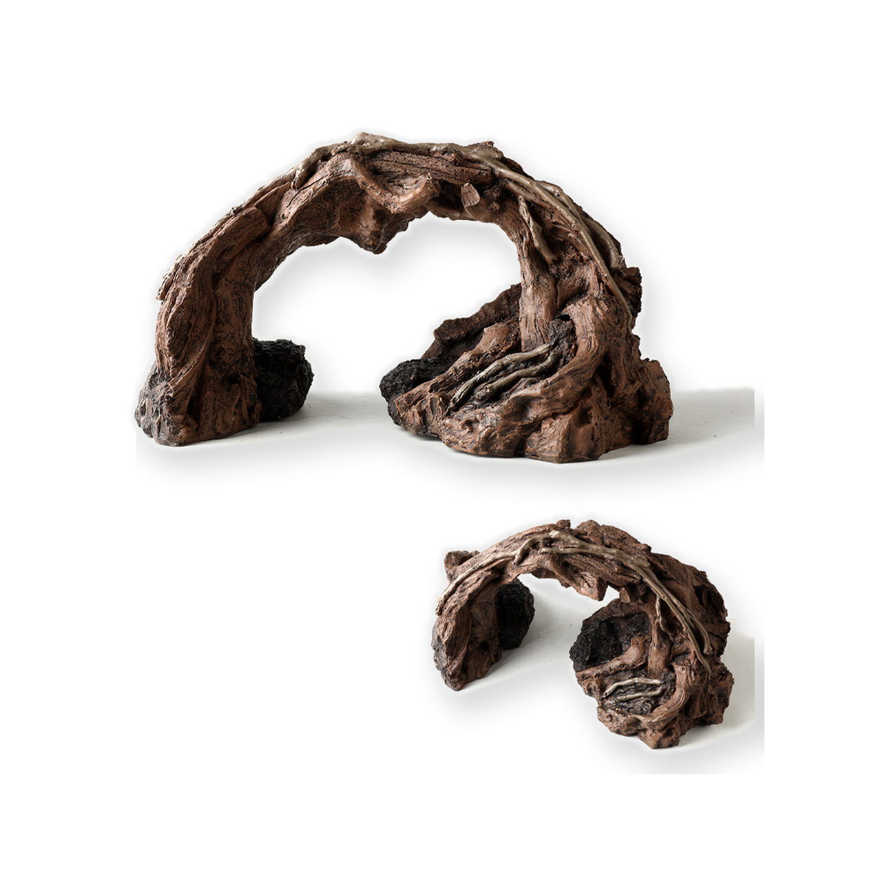 Heart-Arch Faux Root Decor for Gecko Enclosures product-only white background image