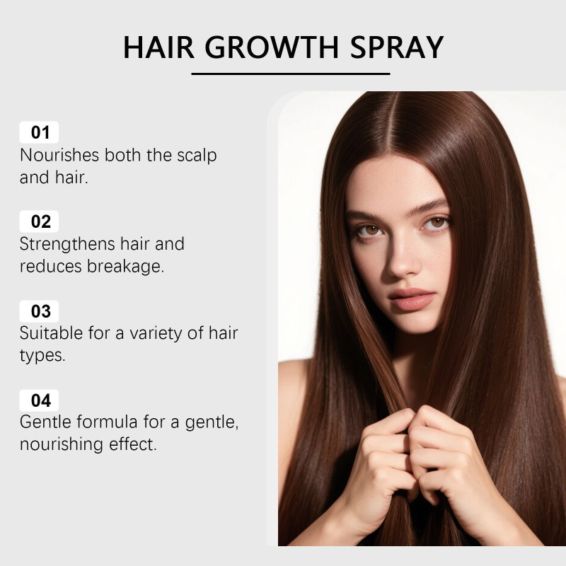 Bare Anatomy Rosemary Rice Water Hair Growth Spray, 200ml Hair Thickening Serum Spray