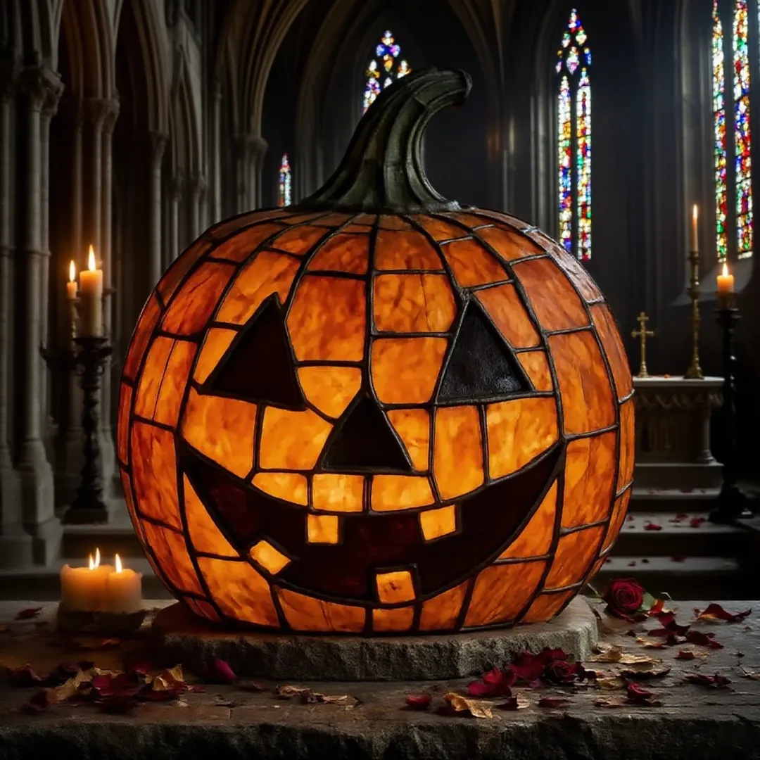 Halloween Pumpkin Table Lamp
