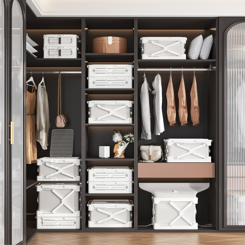 14.8 Gal Dual Compression Vacuum Clothes Storage Bin | Hyloax
