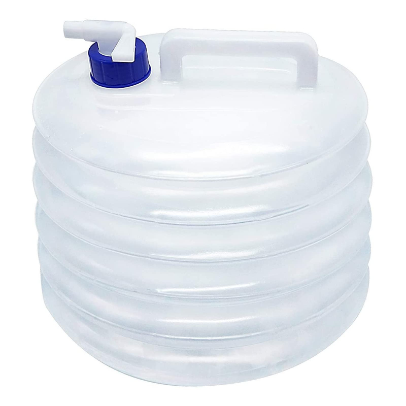 Collapsible Outdoor Water Storage Jug with Spigot, Multi Sizes 5L 10L 15L