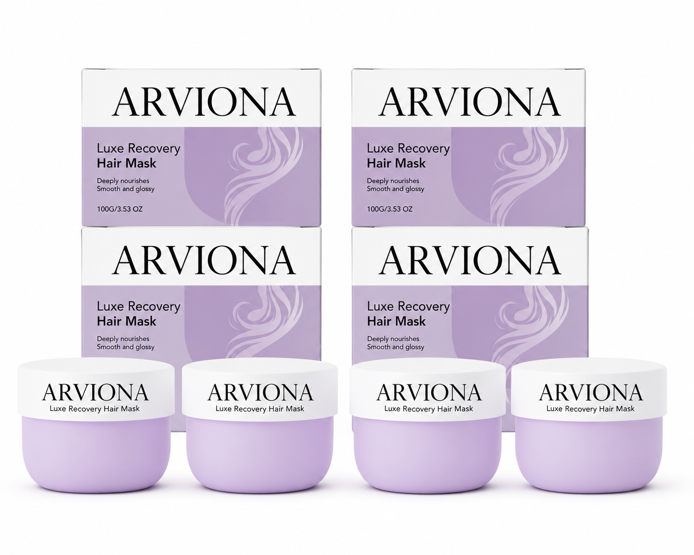 Caviar Extract Repair Hair Mask, Deep Hydrating Treatment for Damaged Hair