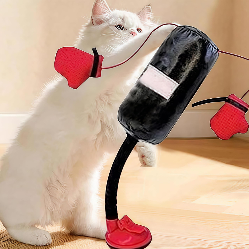 Cat Punching Bag Toy – Interactive Boxing Toy for Cats