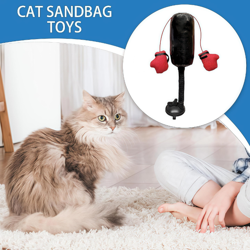 Cat Punching Bag Toy – Interactive Boxing Toy for Cats