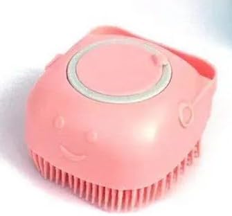Portable Silicone Pet Bath Brush | Shampoo Dispensing Massage Cleaner for Dogs Cats